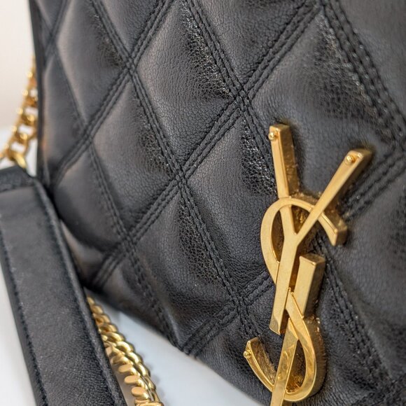 Saint Laurent YSL Black Quilted Leather Niki Shoulder Bag - Picture 16 of 16